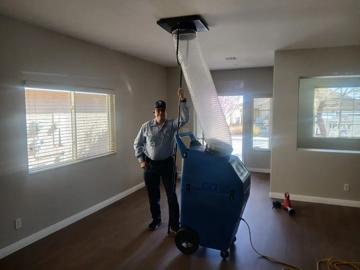 Professional Dryer Vent Cleaning work inside a Decatur home